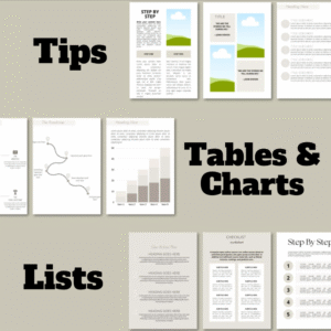 250 page book Template, Canva eBook Template, Course WorkBook Template, How to Create e-Book, PLR & MRR Rights